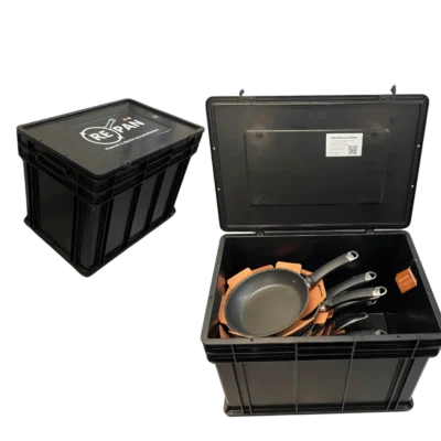 Nouveau revêtement avec caisse d'expédition préaffranchie